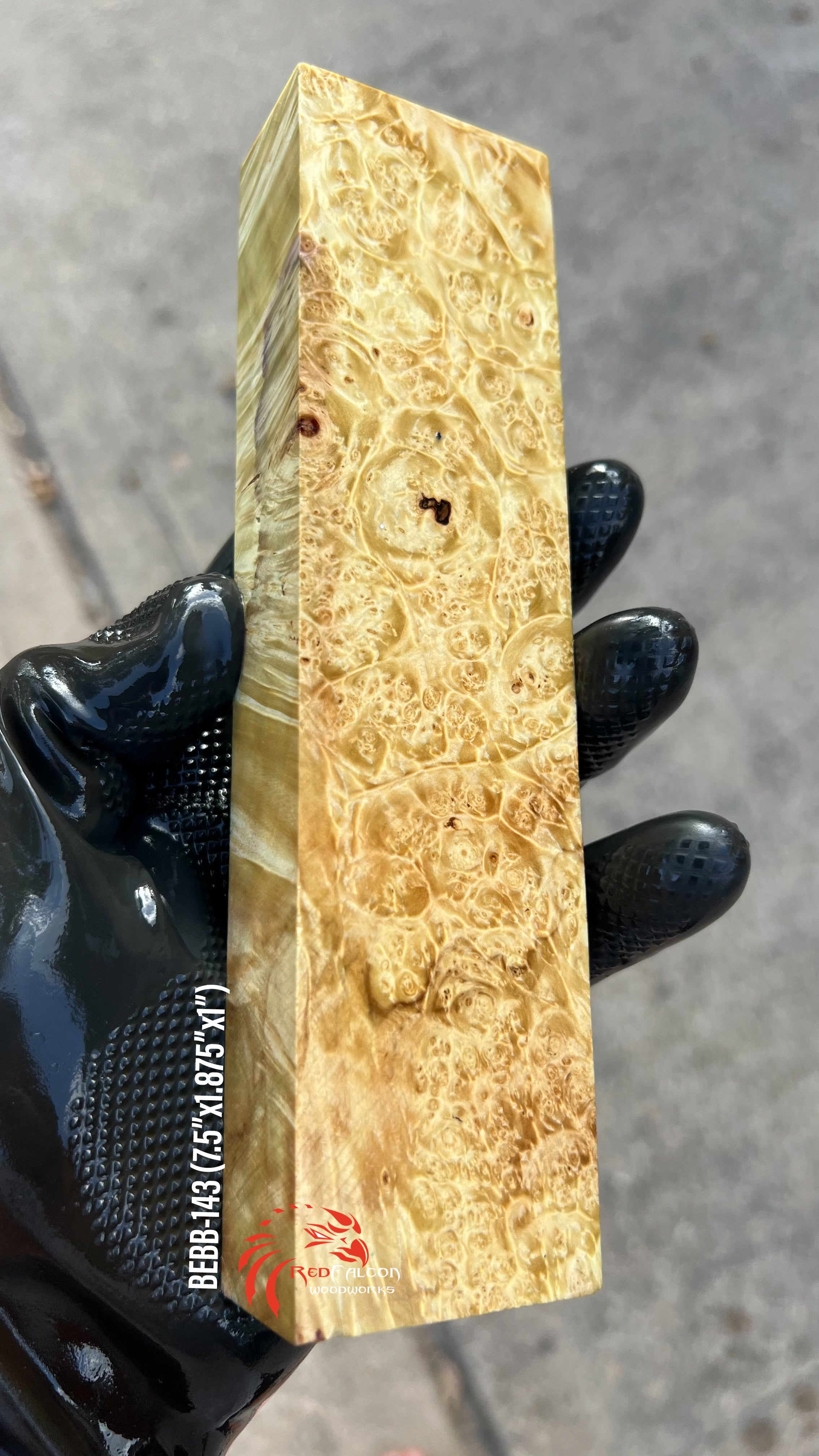 Box Elder Burl Block BEBB-143 (Stabilized)